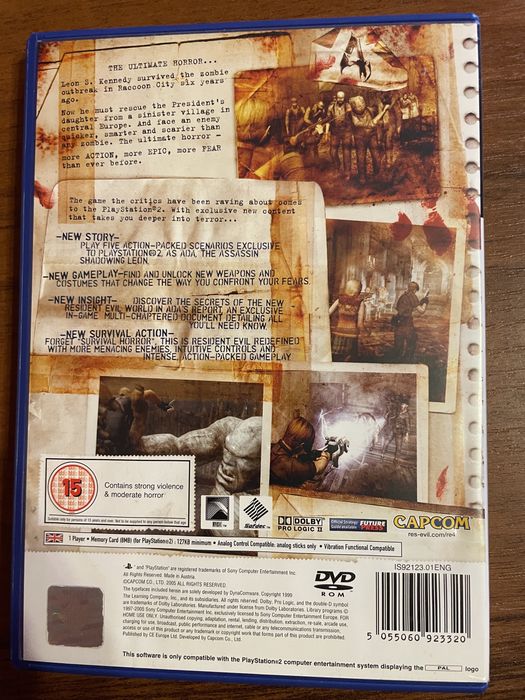 Resident Evil 4 ps2