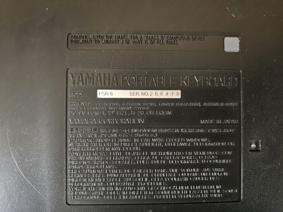 Синтезатор Yamaha PSR-6