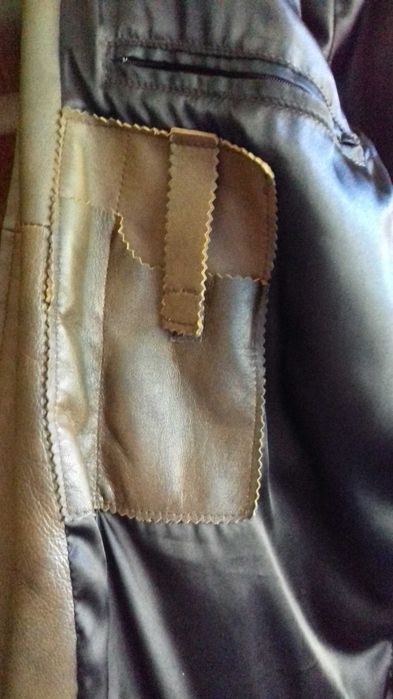 Куртка шкіряна осіння