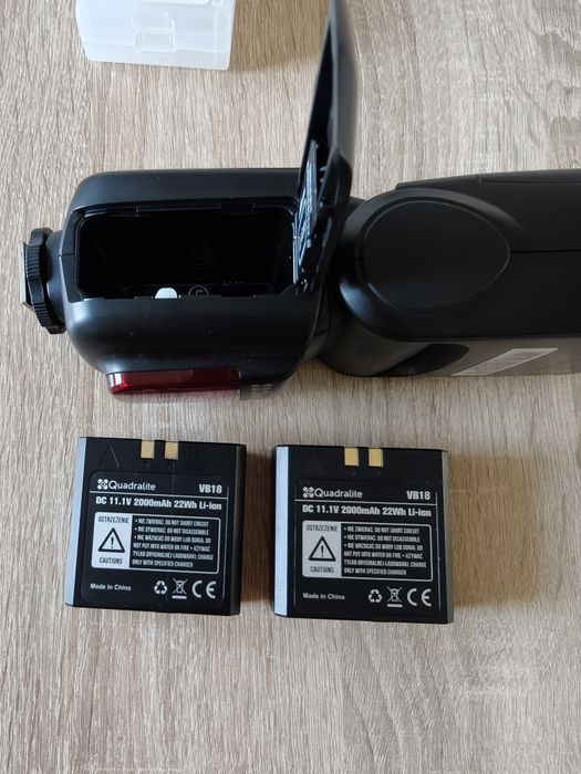 Quadralite Stroboss 60 Evo Nikon + druga bateria