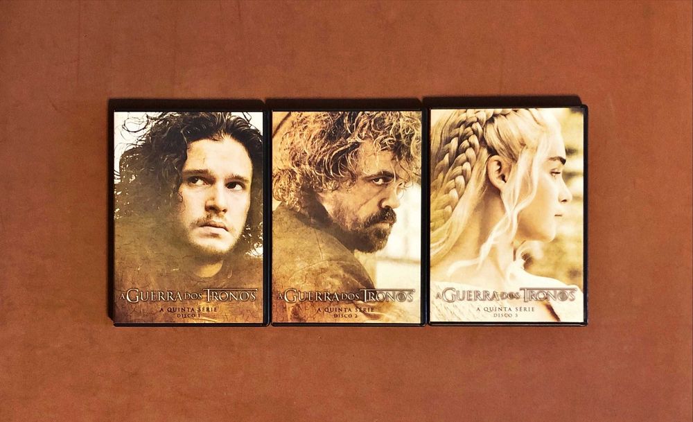 SÉRIE DVD [5€ cada] A Guerra dos Tronos Game of Thrones GOT Gelo Fogo