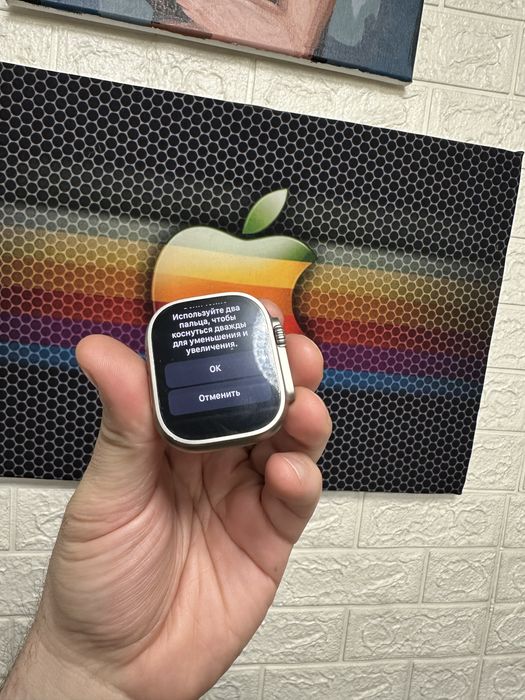 Продам часы apple watch titanium ultra 49mm icloud lock