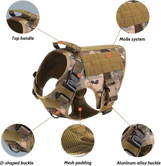 Szelki taktyczne na psa