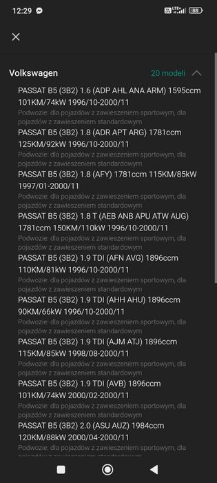 Sprężyny do samochodu