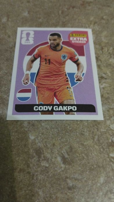 Figurinha extra Cody Gakpo (LEIRIA) (NEGOCIAVEL) (apenas venda presencial)