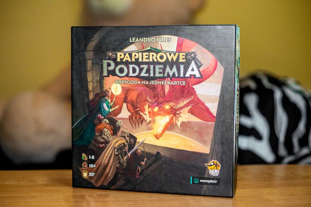 Papierowe podziemia gra planszowa Lucky Duck Games