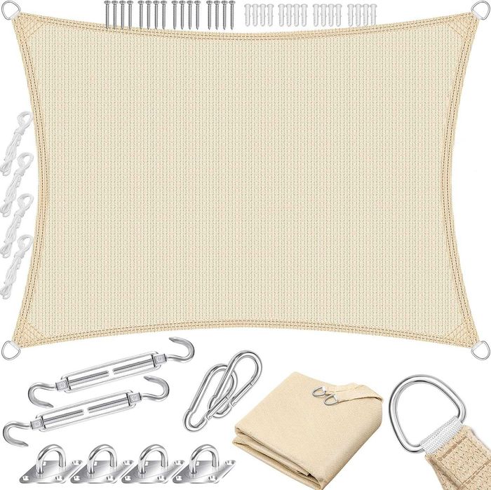 Żagiel przeciwsłoneczny 4x6m