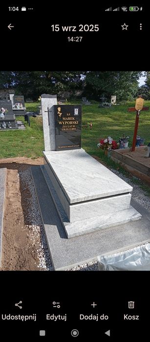 Nagrobek granitowy od 4500