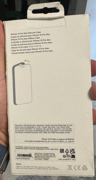 Capa Apple Iphone 15 Pro Max original