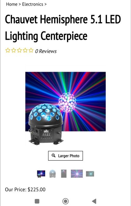 Luz Disco - Chauvet Hemisphere 5.1  »»» ACEITO TROCAS