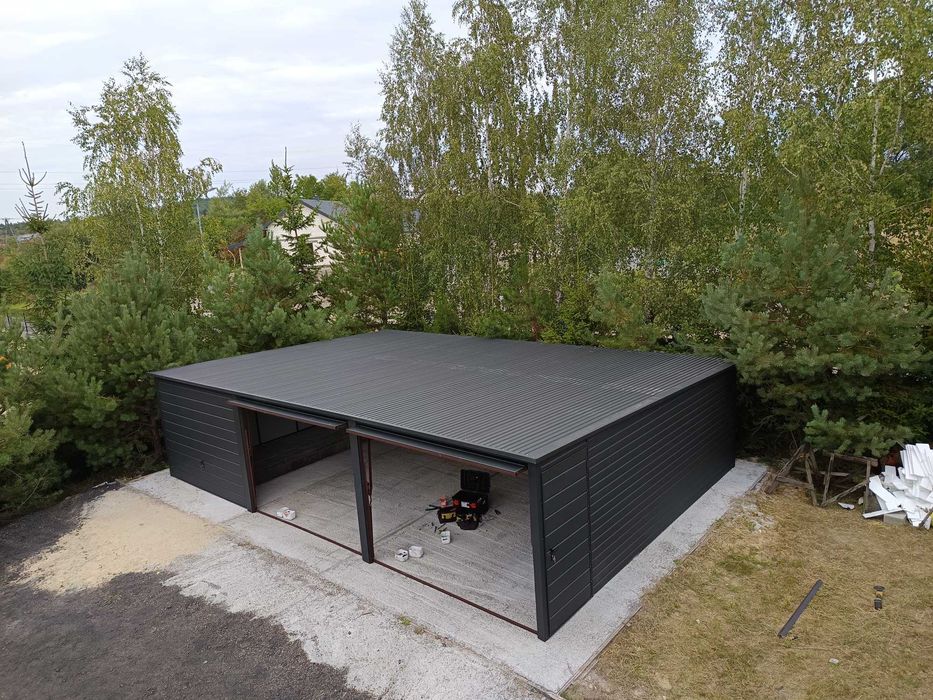 Garaż blaszany garaże blaszane 9x5 7x5 6x6 5x7 Rus- stal profil poziom