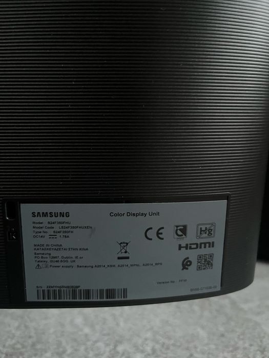 Monitor samsung 60hz 24 cale