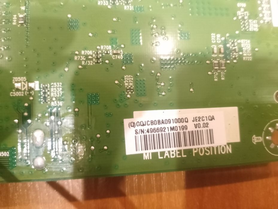 Плата  скалер монітора Acer vg270s 165 hz