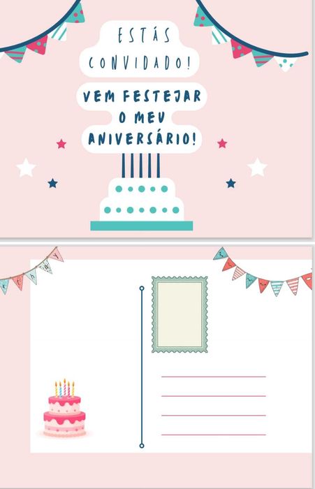 Convite Infantil Personalizado – Digital (WhatsApp) ou Pronto a Imprimir!