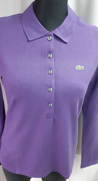 Поло фиолетовое Lacoste