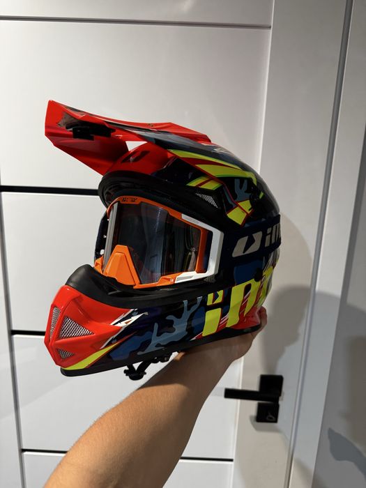 Kask motocyklowy IMX plus gogle IMX
