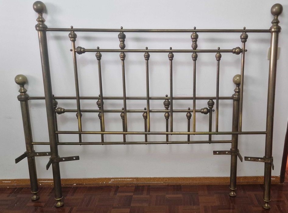 cama latão 2 cabeceiras em latão