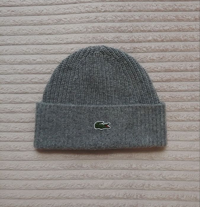 Шерстяная шапка Lacoste