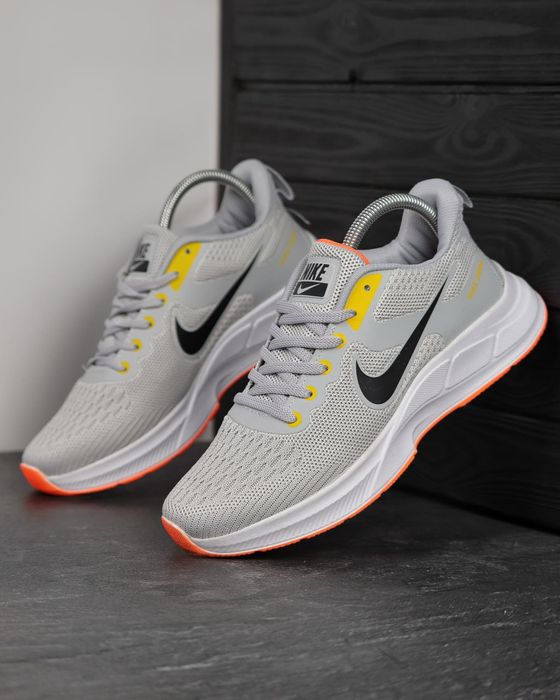 Кросівки Кроссовки Nike air zoom Grey Yellow White Серый Жёлтый Белый Сірий Жовтий Білий Кросовки демісезон