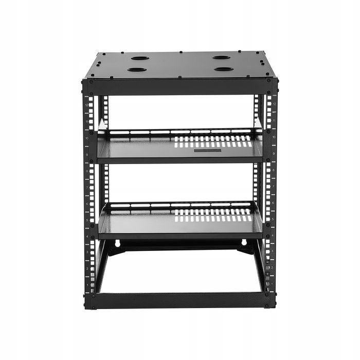 VEVOR szafa sieciowa 12U open frame 585 mm głębokość solidna stal Q235