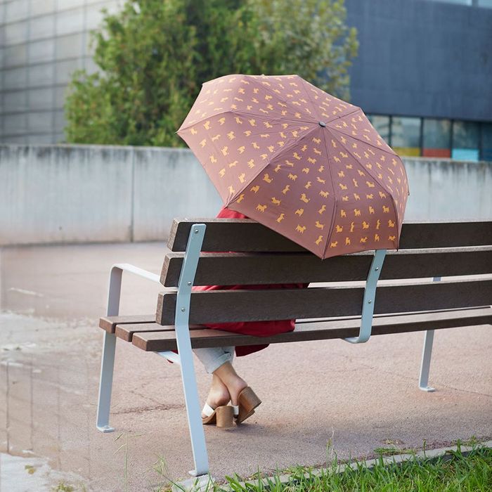 Parasol z pokrowcem brązowy prezent dla psiarzy