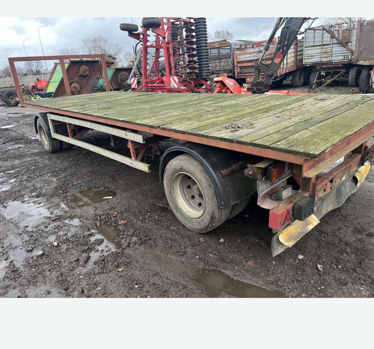 Ifa hw Huffermann przyczepa platforma 95r 7 m 18 ton do balotow