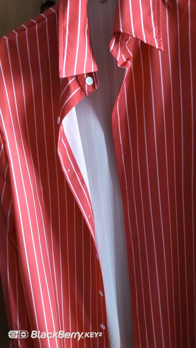 Koszula męska paski nowa