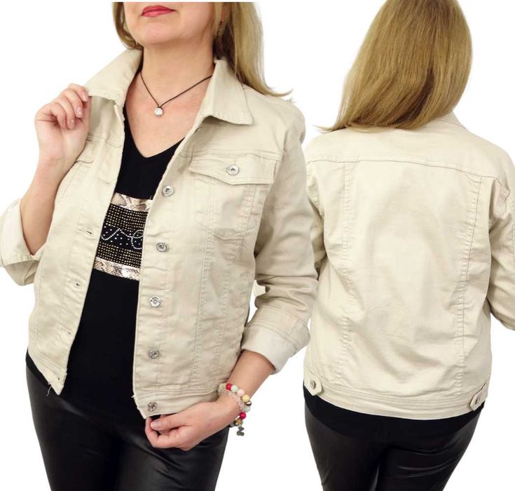 Kurtka Katana Jeansowa KAJA 48 4XL