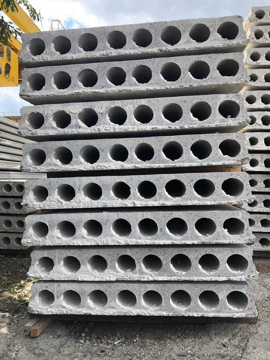 Плити перекриття, Плити полегшені, Панелі пустотні