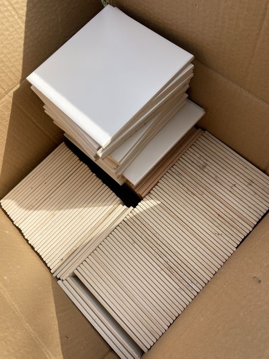 Azulejos brancos 15x15cm