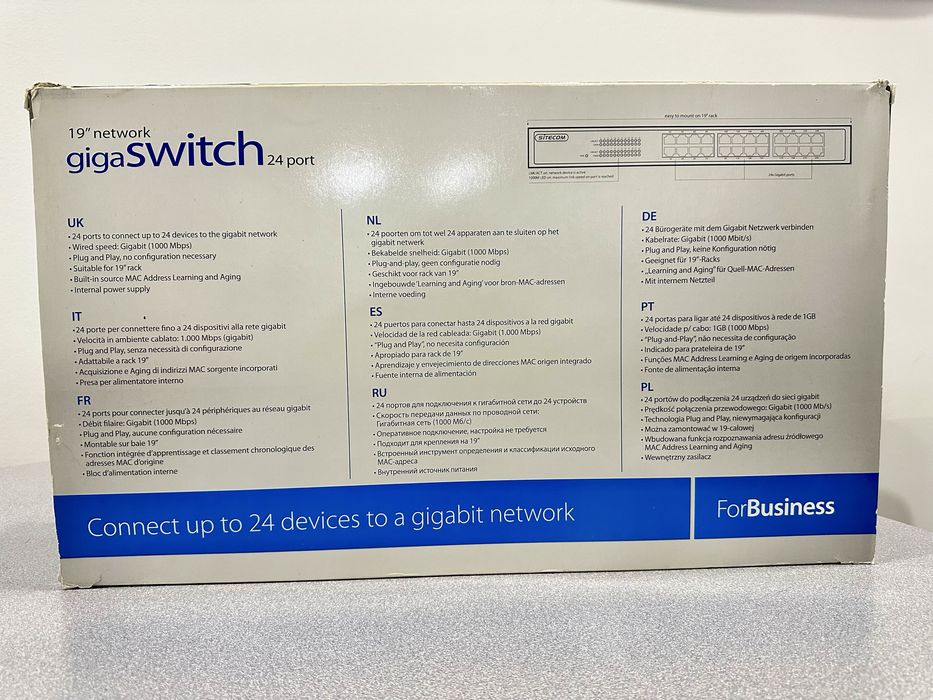Vendo switch de rede 24 portas velocidade até 1 gb/s