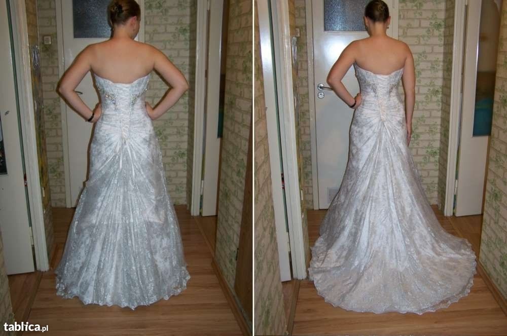 Koronkowa suknia ślubna SOPHIA TOLLI - Y1901 Felice - r 38 + gratis