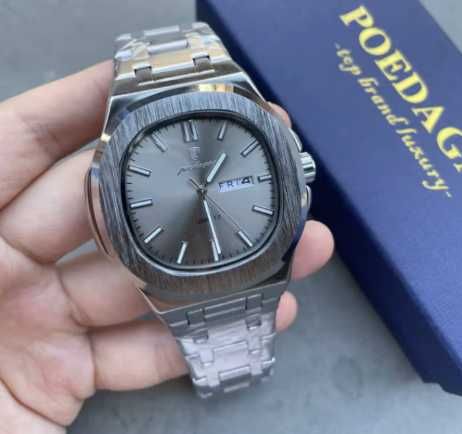 Relógio de Luxo com Pulseira em Aço – Design Elegante