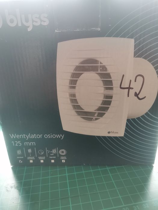 Nowy wentylator łazienkowy  125 cm