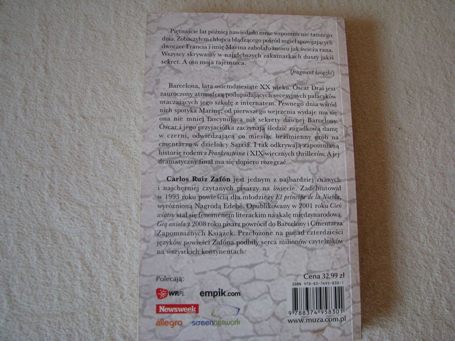 Carlos Ruiz Zafon Marina