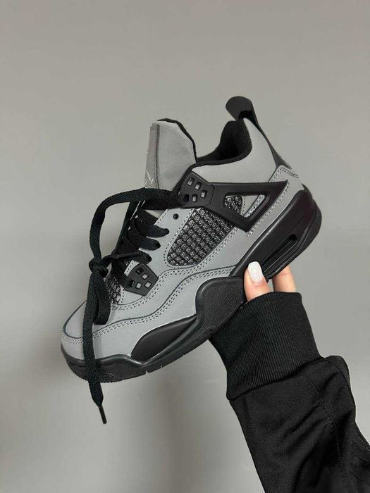 Кросівки Nike Air Jordan 4 x Cactus Jack Grey premium