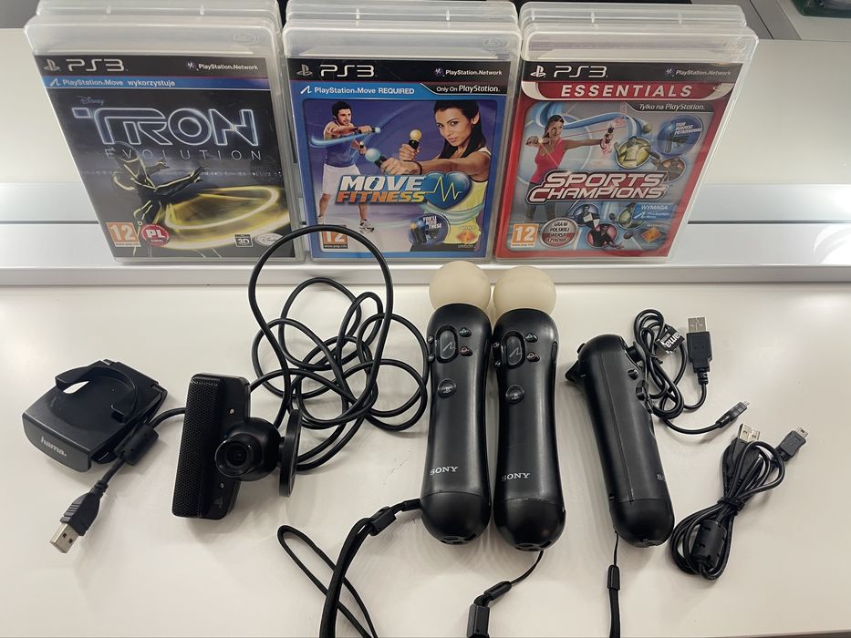PlayStation Move - zestaw + gry