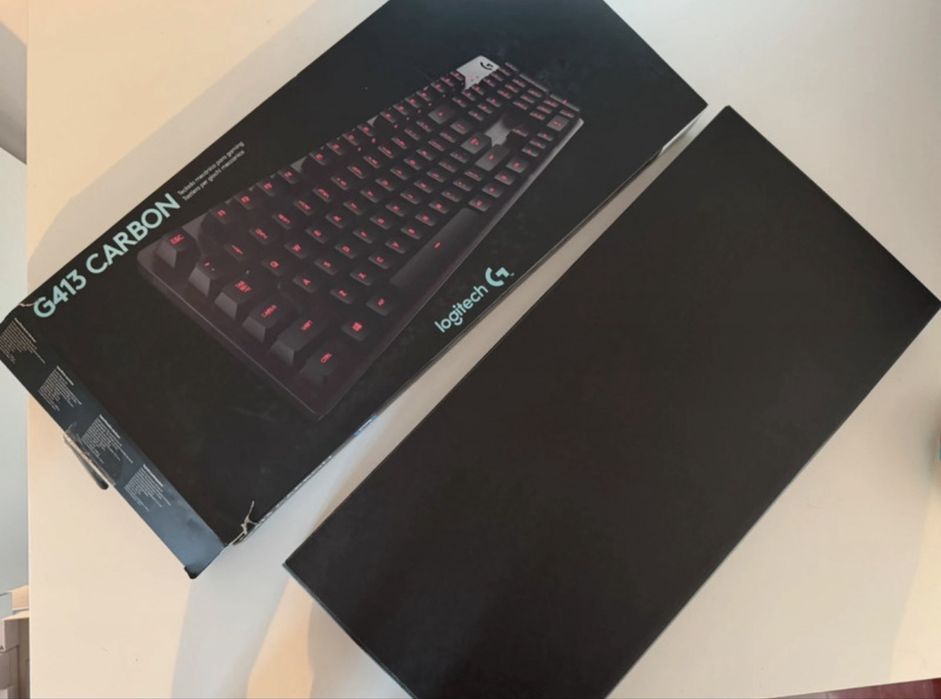 Teclado Mecânico Gaming Logitech G413 Carbon – Layout Português PT