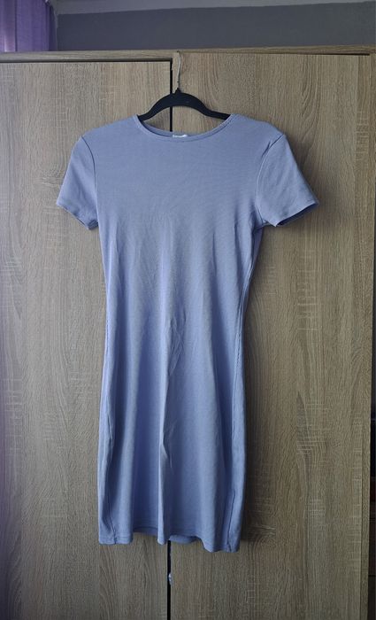 Fioletowa sukienka mini