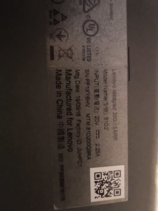 Lenoyo ideapad 330-15ARR