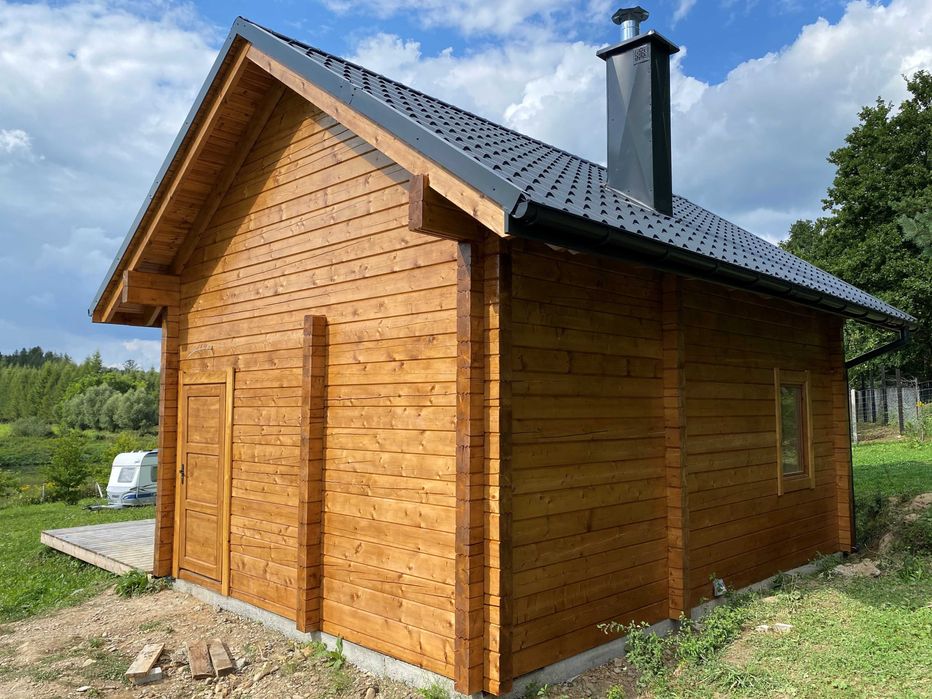 Dom z bali profilowanych 70m2