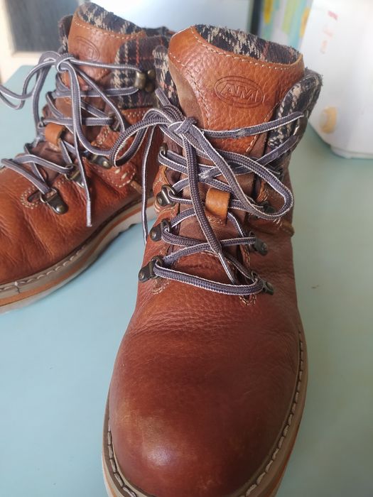 Кожаные крепкие ботинки 45 р