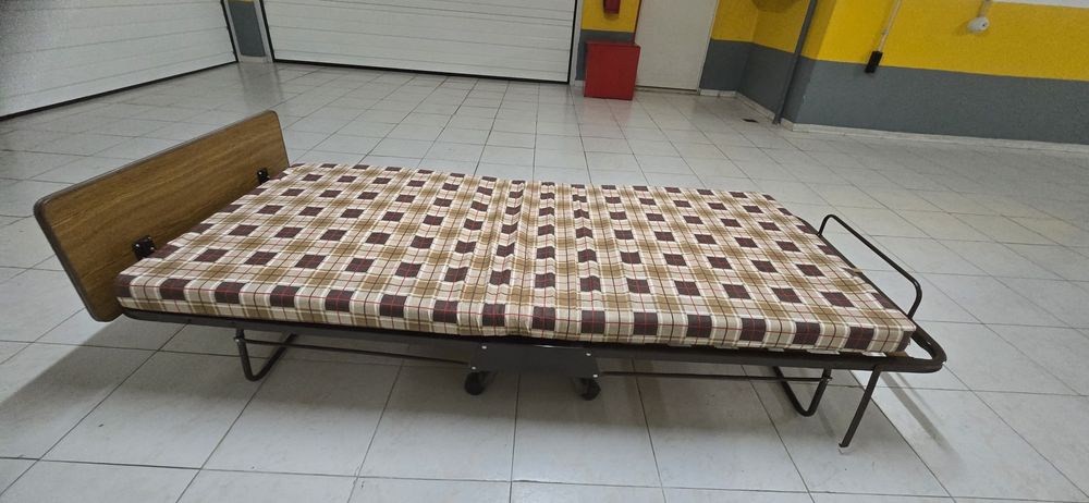 Cama Dobrável Solteiro com colchão