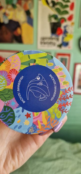 Broszka erstwilder ryba skalar bannerfish akrylowa