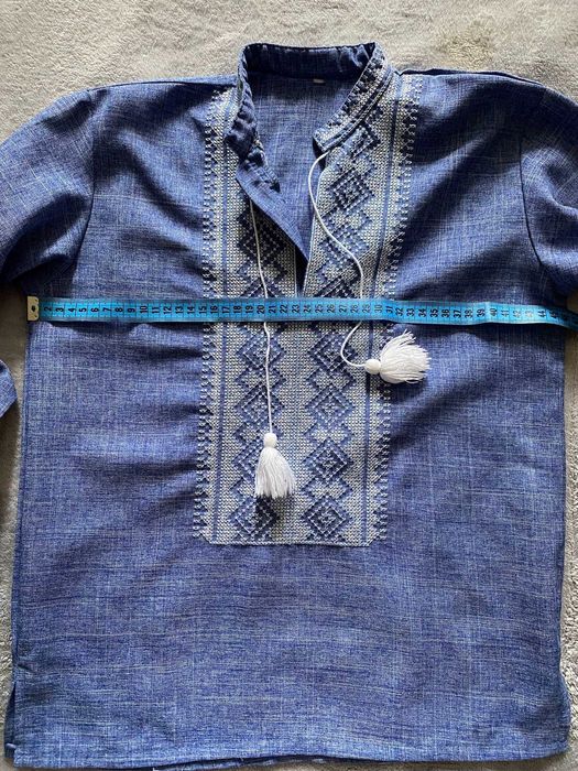 Вишиванка для хлопця 10-13 років з довгим рукавом