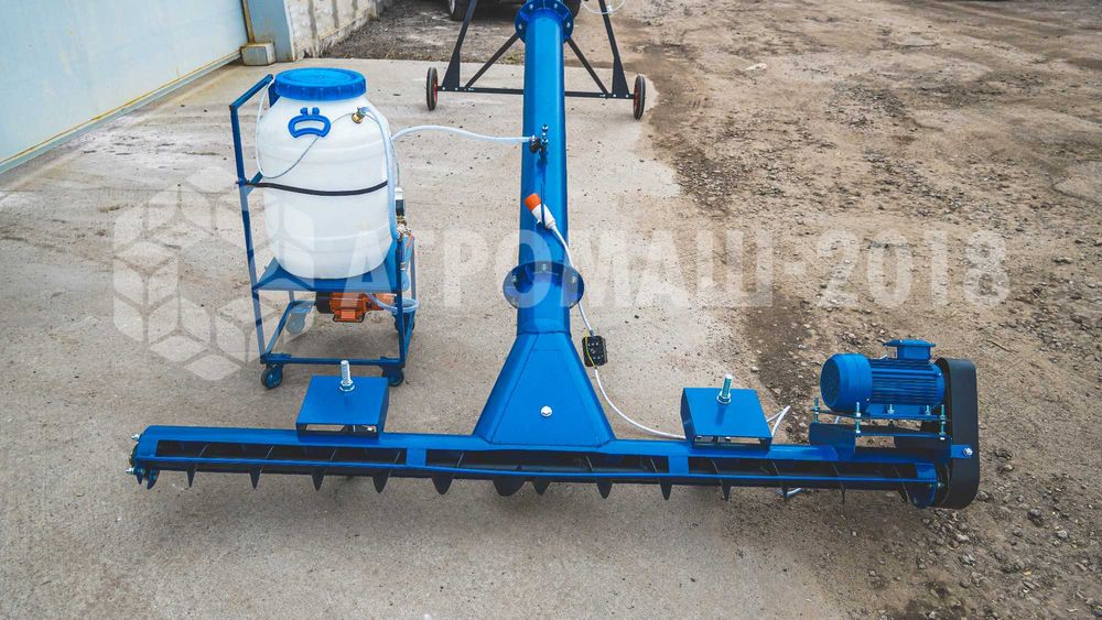 Шнековый погрузчик с подборщиком, забирай поки є. Шнек для зерна, сої