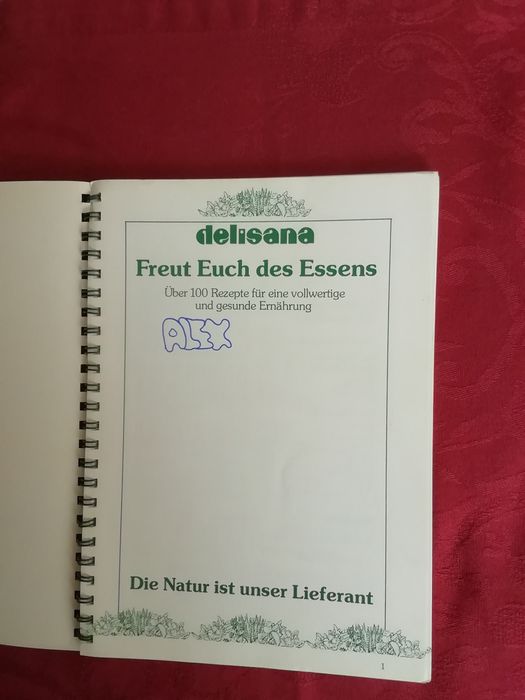 Freut euch des essens, da Delisana, usado