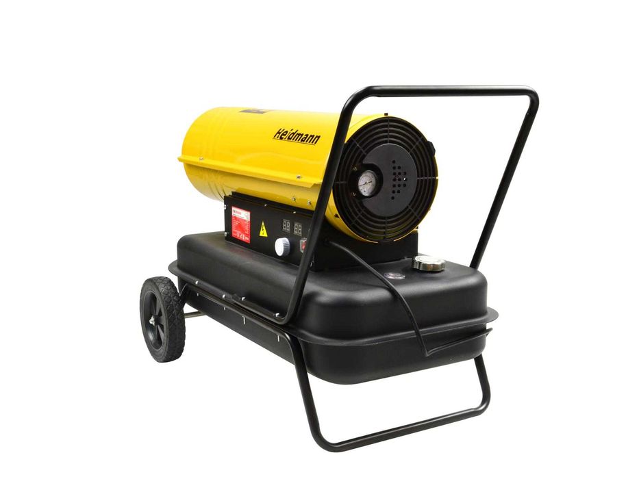 Nagrzewnica olejowa z termostatem spalinowa na kołach 25kw 2500W