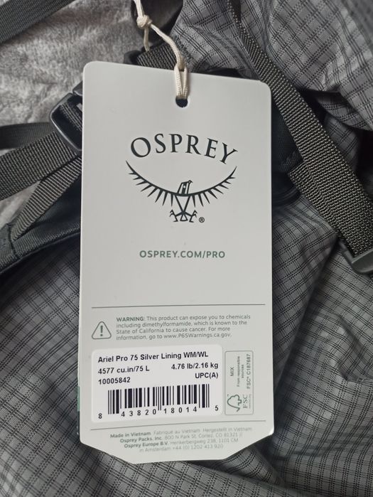 plecak Osprey Ariel Pro 75 M/L