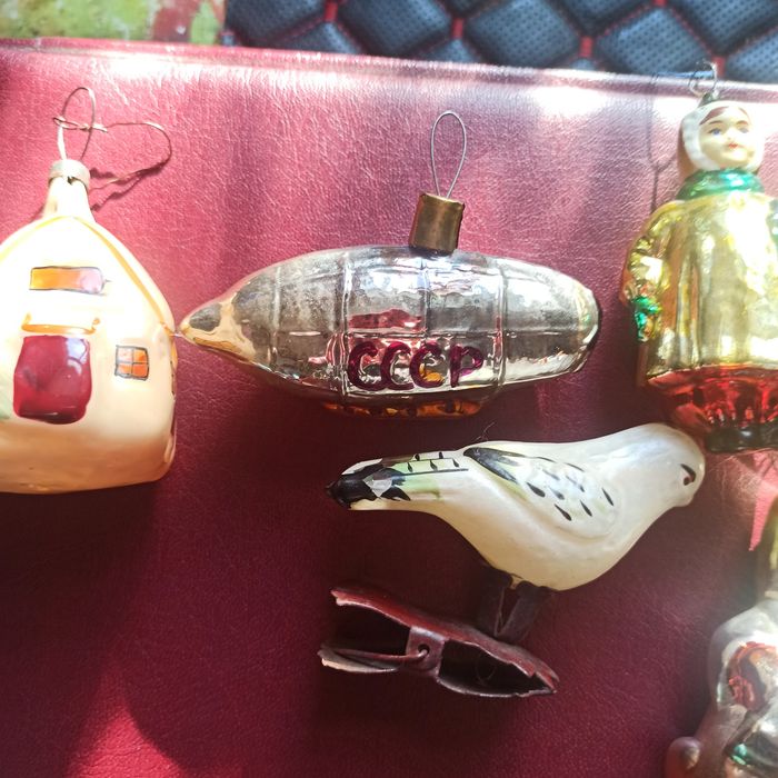 Ёлочные игрушки для ёлки стекло